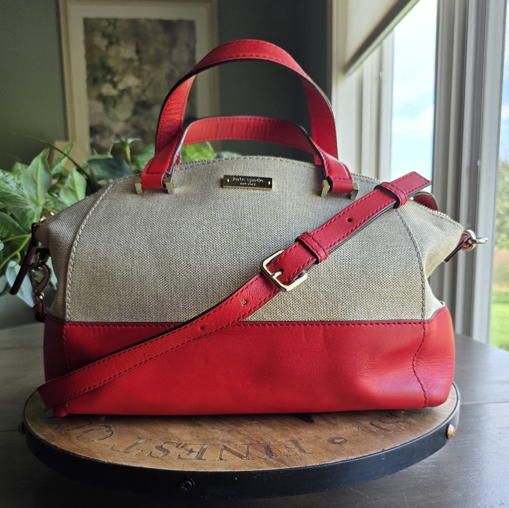 Kate Spade Rare Charlotte Street Large Sloan Satchel With Crossbody Strap - Picture 15 of 15